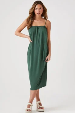 Cutout Midi Cami Dress