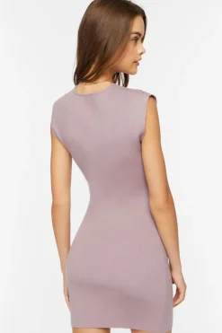 Cutout Mini Sweater Dress