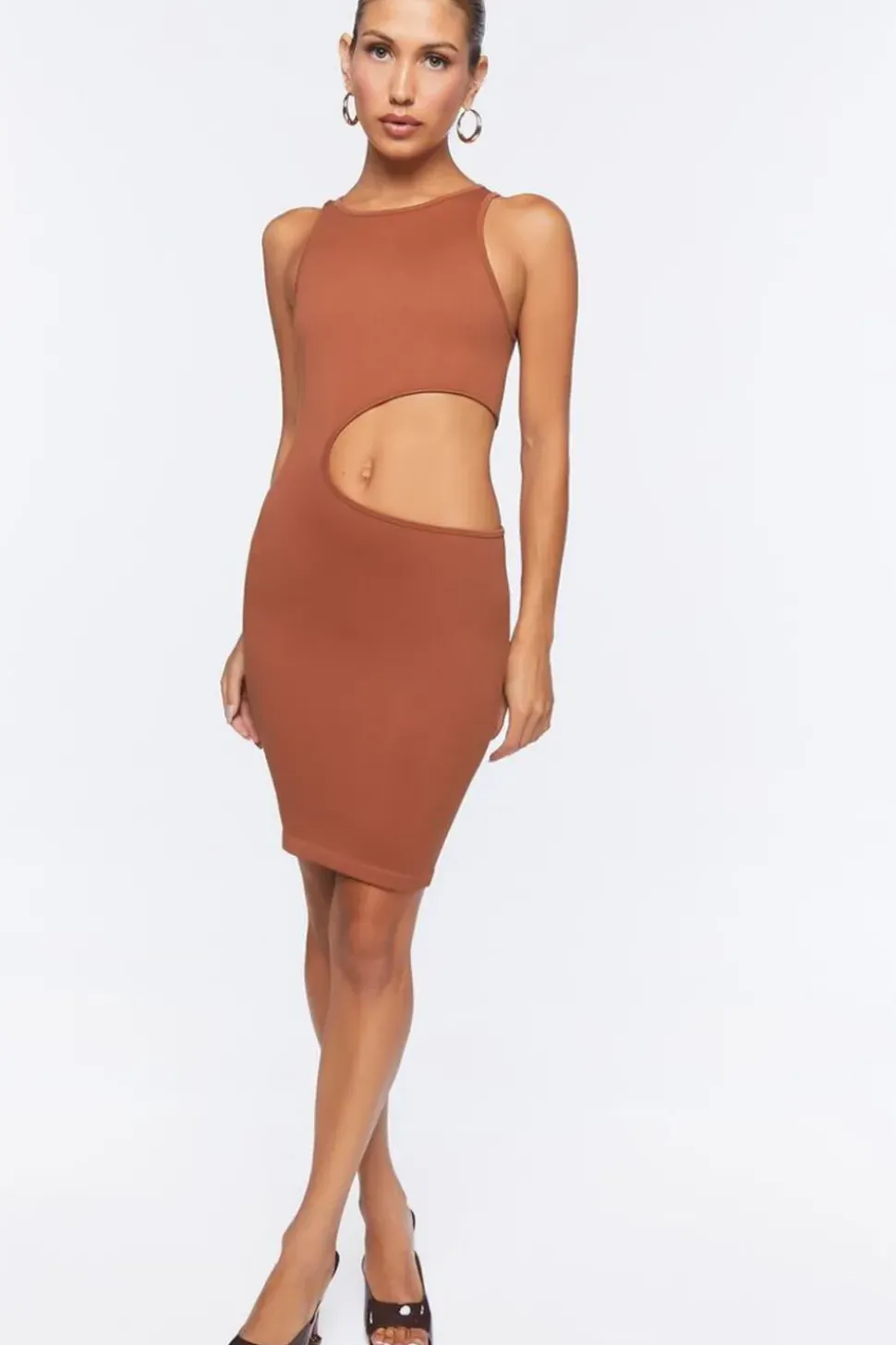 Cutout Mini Tank Dress