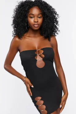 Cutout Mini Tube Dress