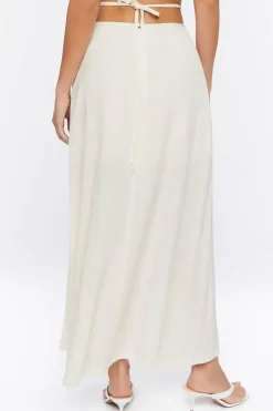 Cutout M-Slit Maxi Skirt