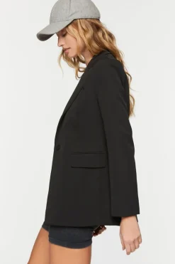 Cutout Peak-Lapel Blazer