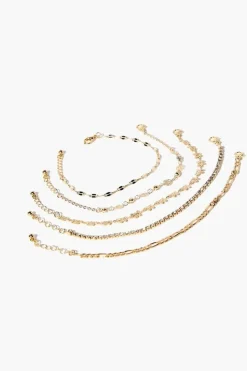 Cutout Rose & Butterfly Bracelet Set
