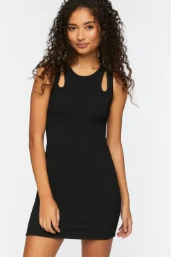 Cutout Sleeveless Mini Dress