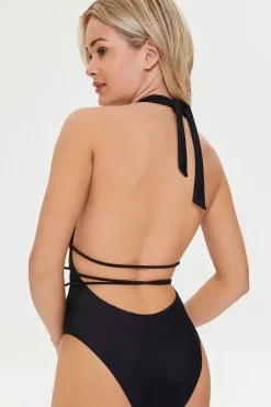 Cutout Wraparound One-Piece Swimsuit