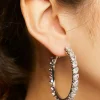 Cz Hoop Earrings
