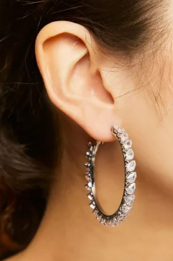 Cz Hoop Earrings