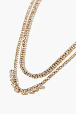 Cz Layered Necklace