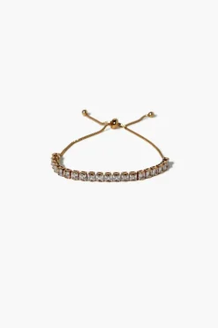 Cz Pull Cord Bracelet