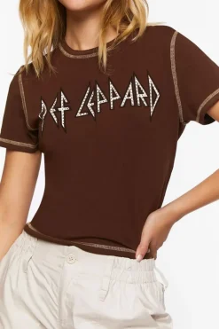 Def Leppard Studded Graphic Baby Tee