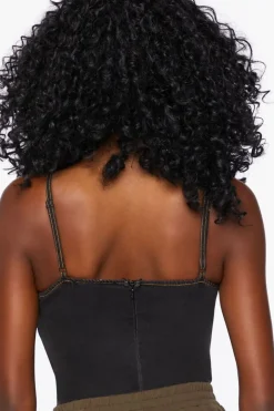 Denim Bustier Bodysuit