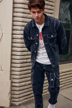 Denim Button-Up Jacket