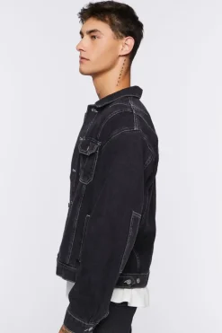 Denim Button-Up Jacket