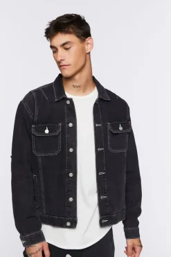 Denim Button-Up Jacket