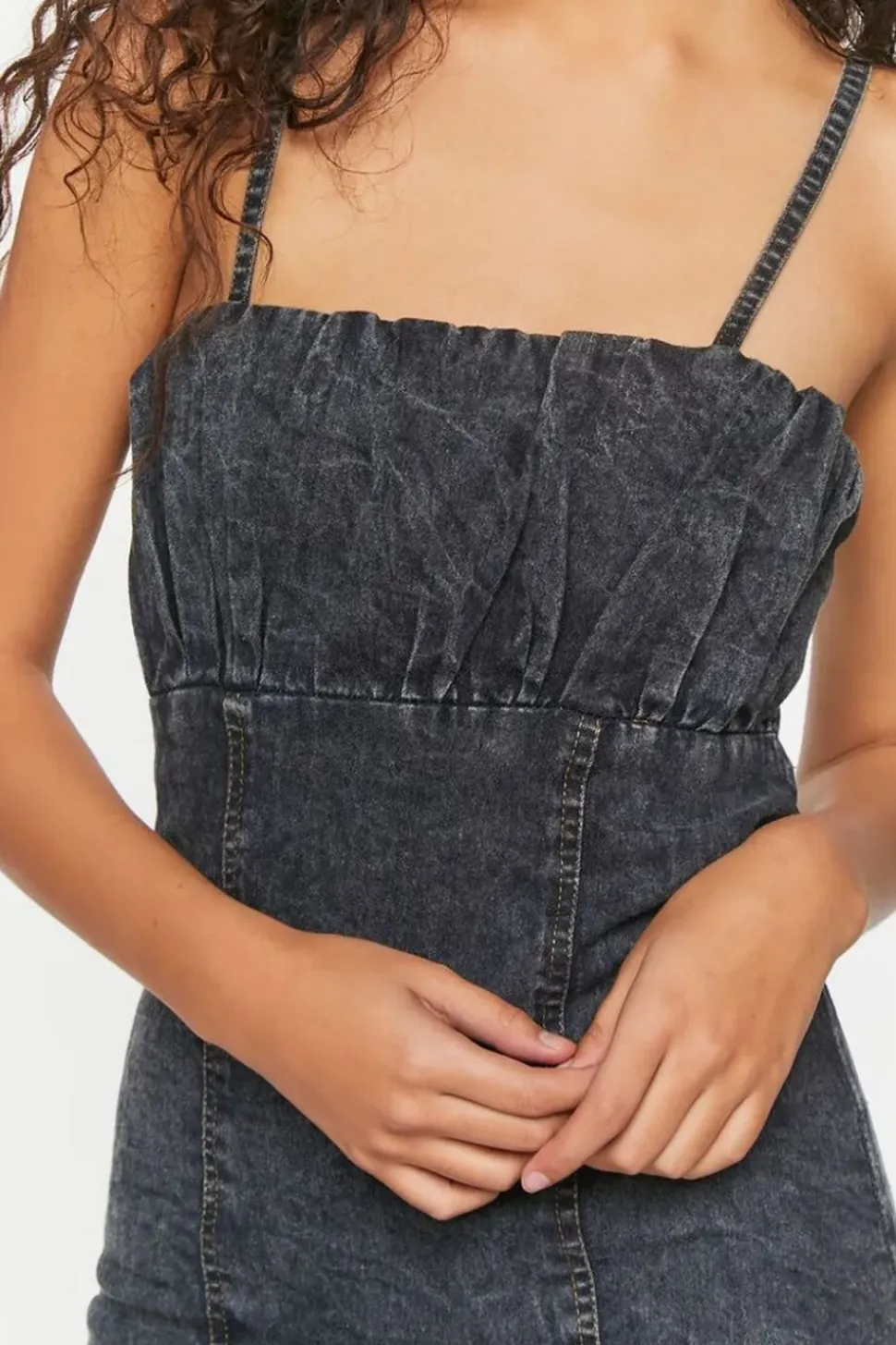 Denim Cami Mini Dress