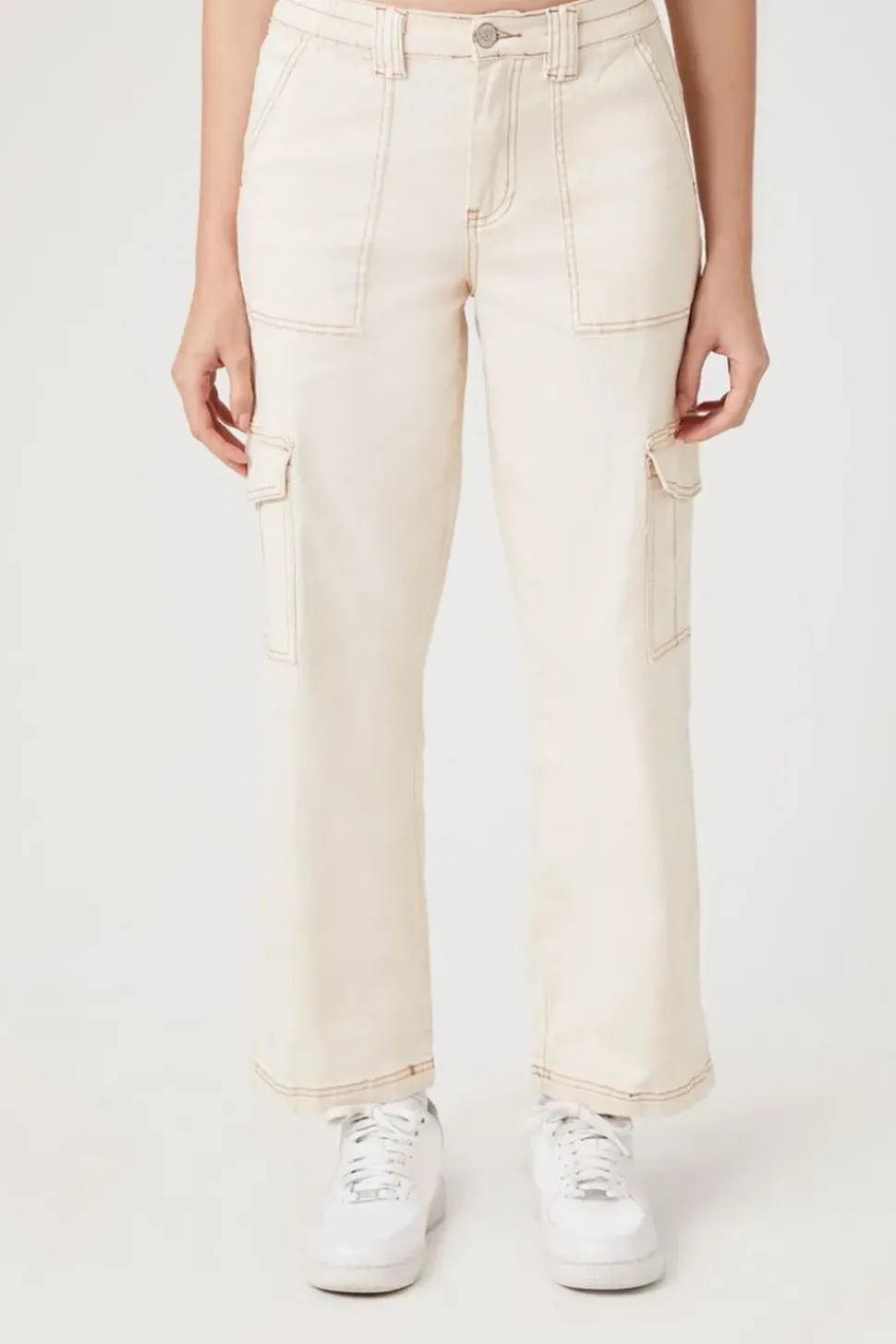 Denim Cargo Pants