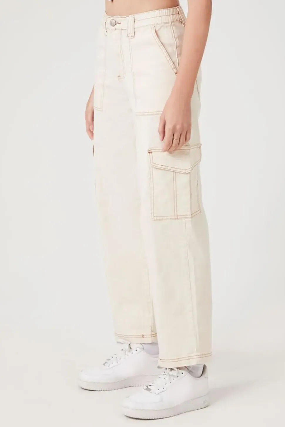 Denim Cargo Pants