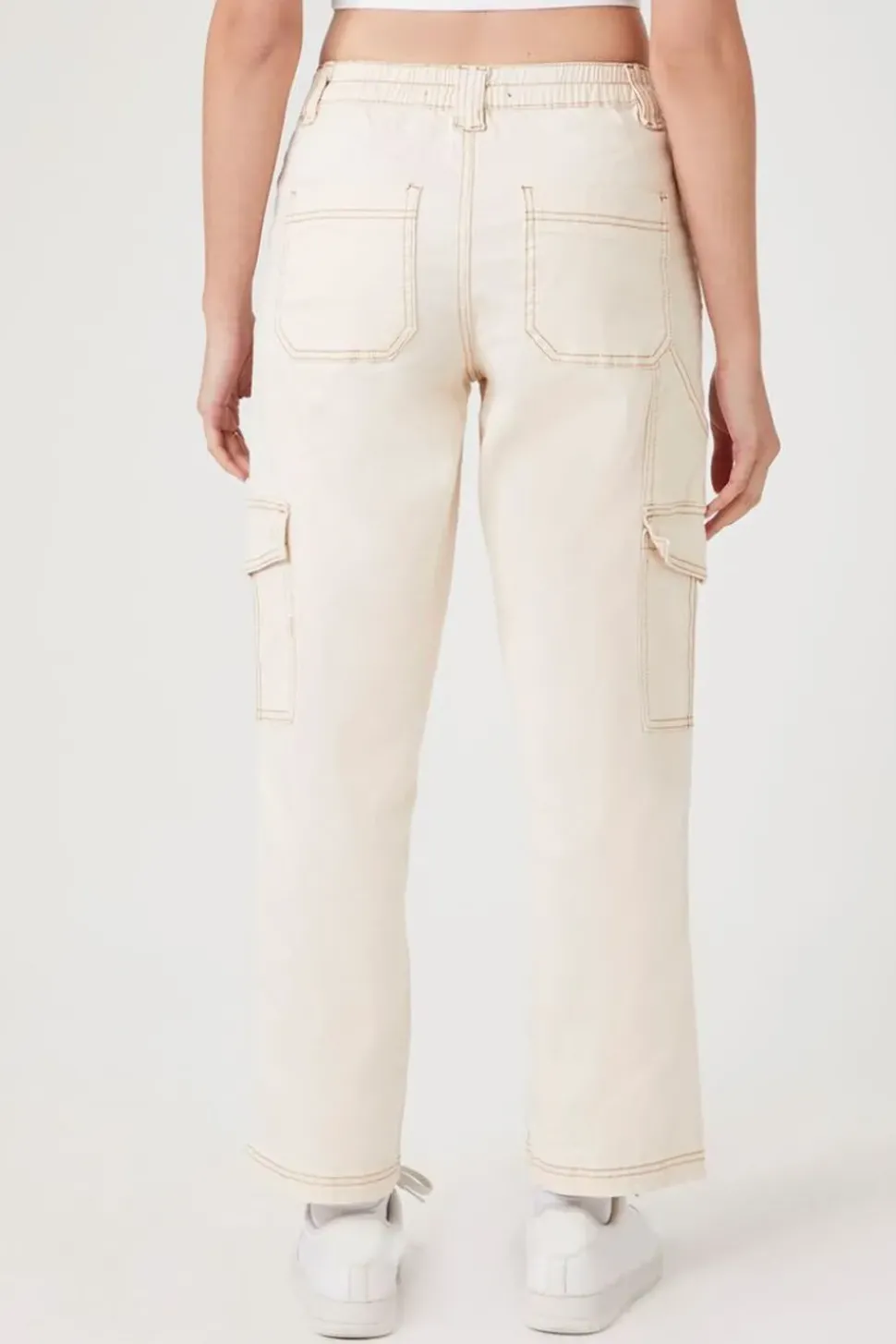 Denim Cargo Pants