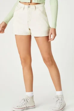 Denim High-Rise Shorts