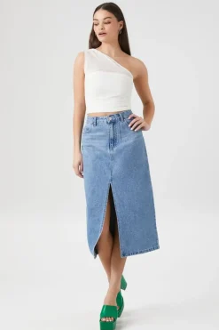 Denim Maxi Skirt