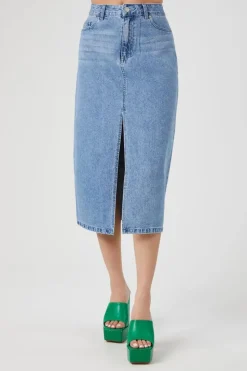 Denim Maxi Skirt