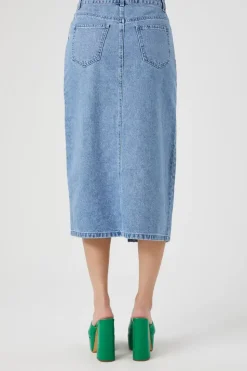 Denim Maxi Skirt