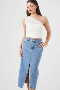 Denim Maxi Skirt