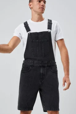 Denim Overall Shorts