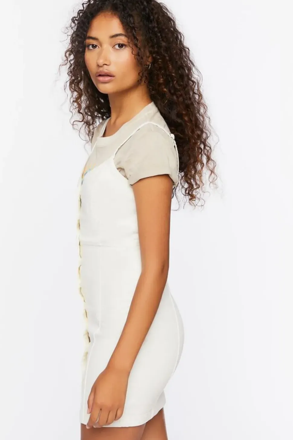 Denim Pinafore Dress