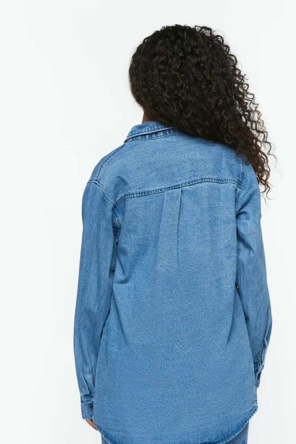 Denim Shirt & Cami Dress Set