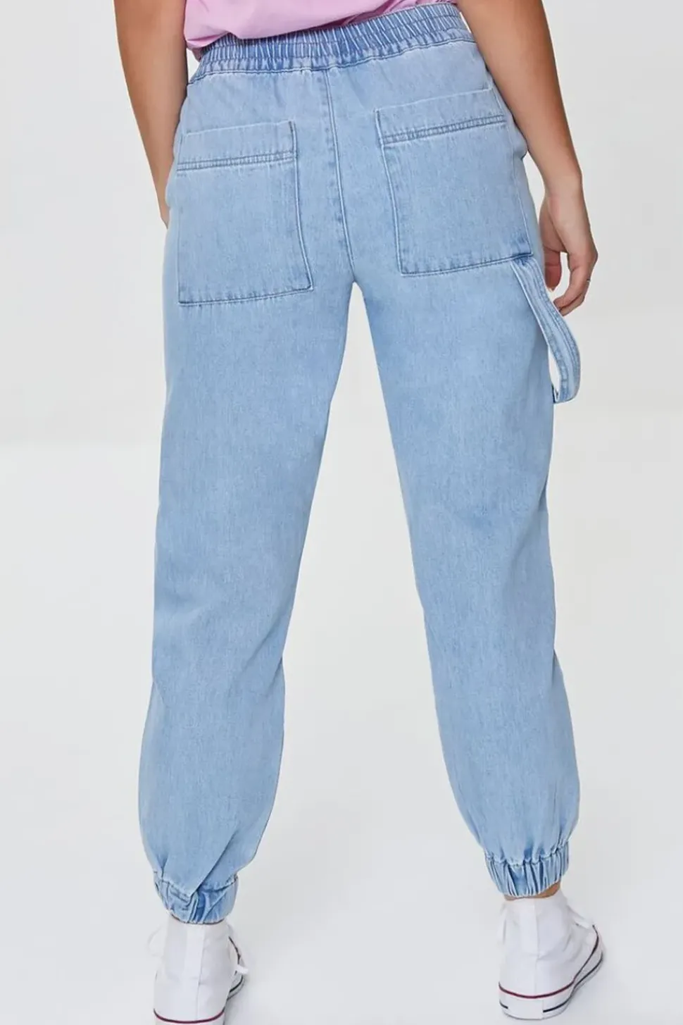 Denim Utility Joggers