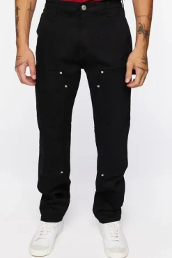 Denim Utility Pants