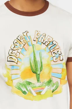 Desert Parties Graphic Ringer Tee