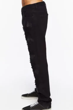 Destroyed Slim-Fit Jeans