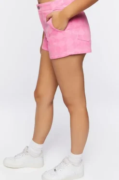 Diamond Print Corduroy Shorts