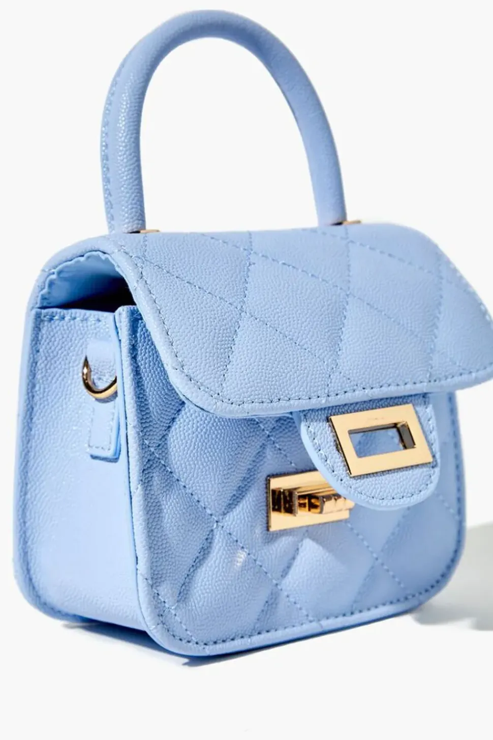 Diamond-Quilted Mini Crossbody Bag