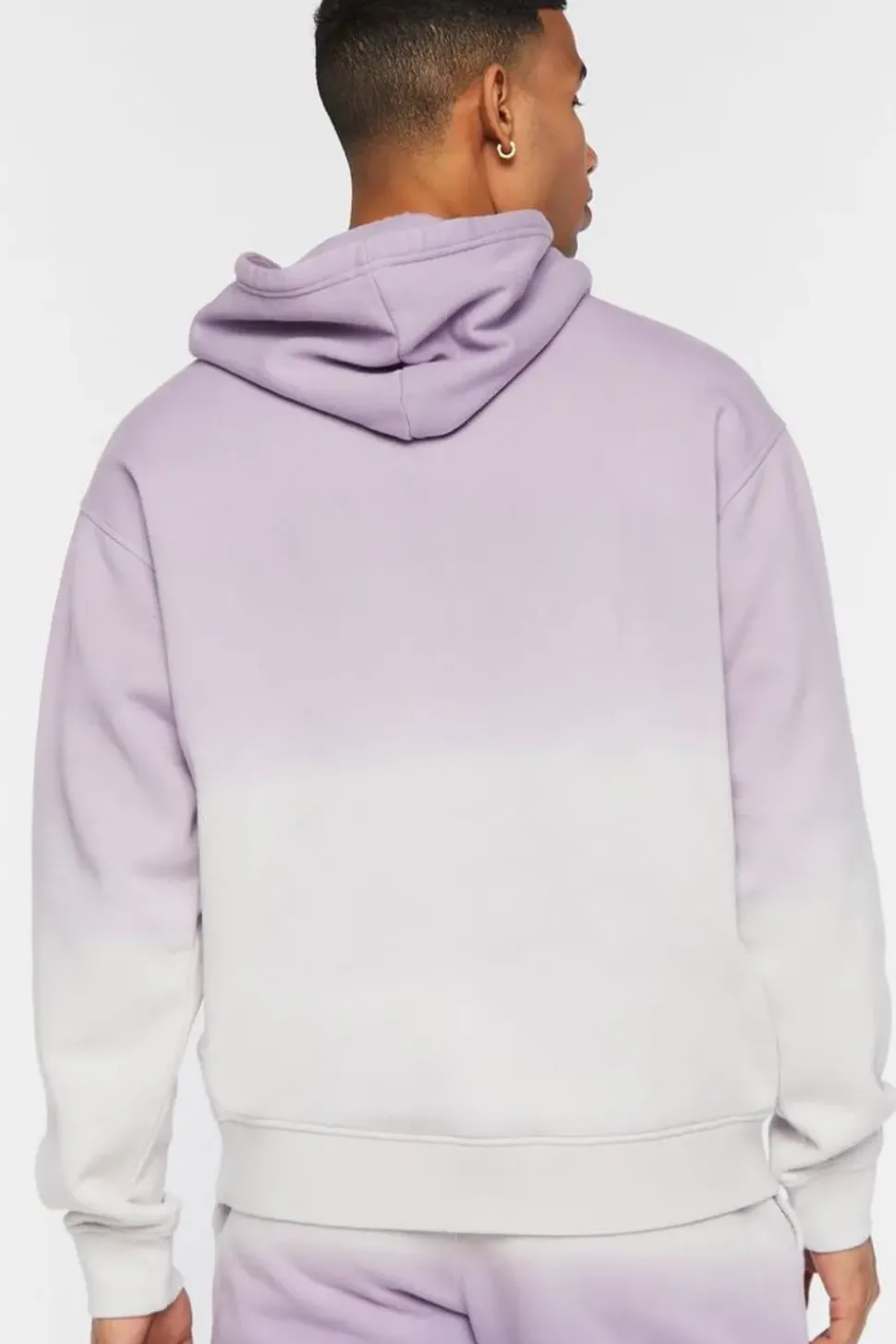 Dip-Dye Fleece Hoodie