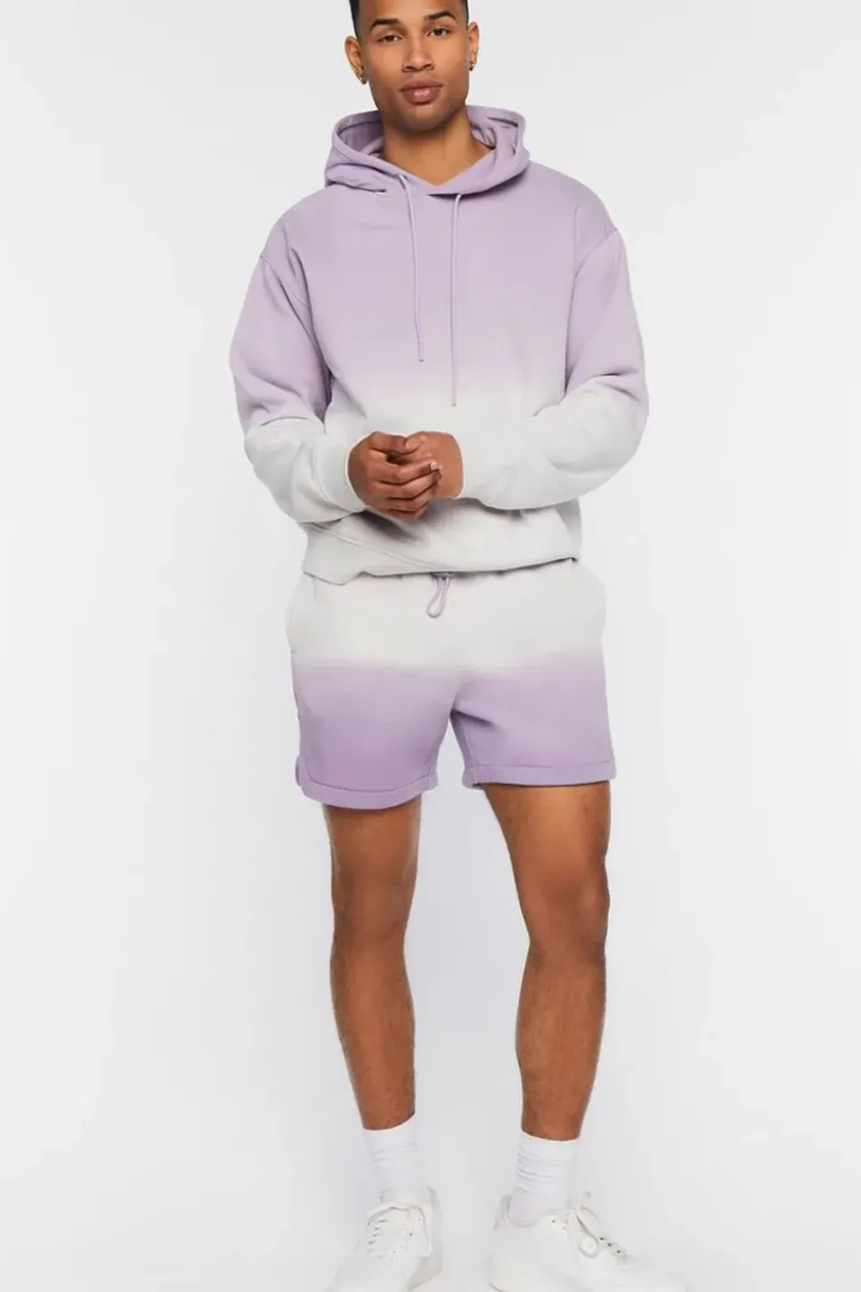 Dip-Dye Fleece Hoodie