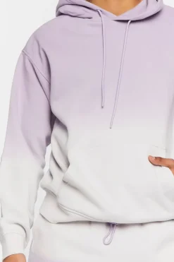 Dip-Dye Fleece Hoodie