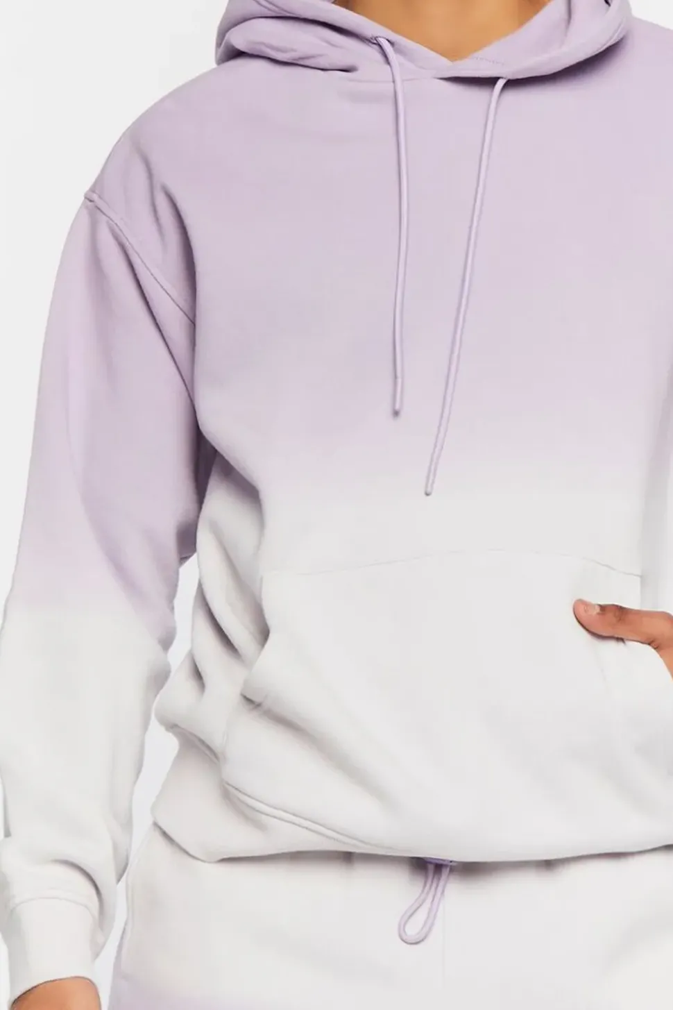 Dip-Dye Fleece Hoodie