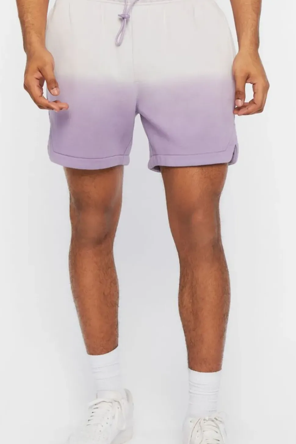 Dip-Dye Fleece Shorts