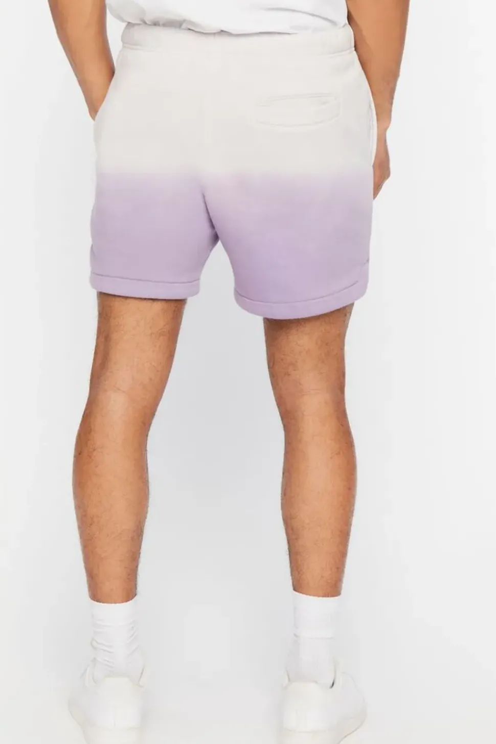 Dip-Dye Fleece Shorts