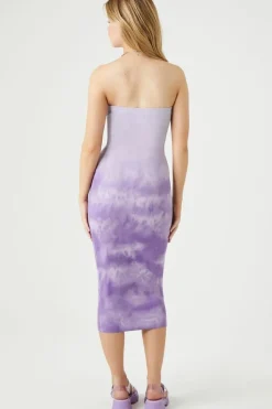 Dip-Dye Wash Tube Dress