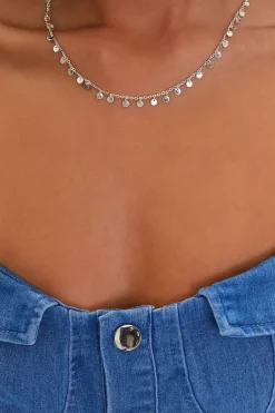 Disc Charm Necklace