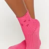 Distressed Crew Socks