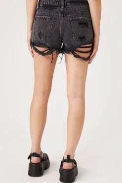 Distressed Denim Hot Shorts
