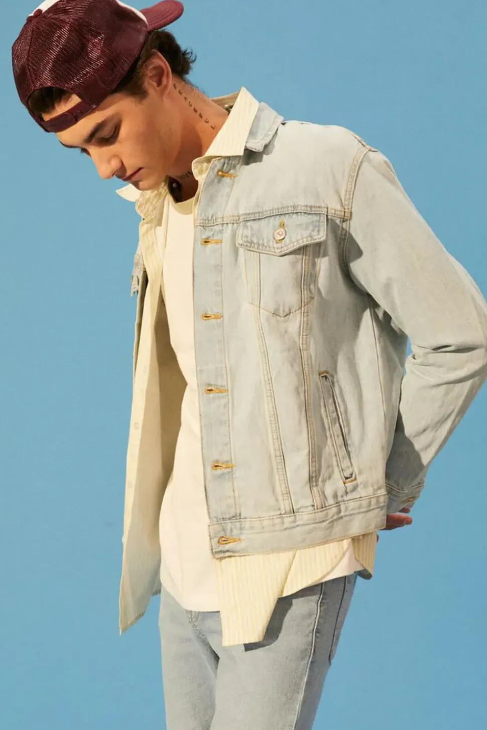 Distressed Denim Jacket