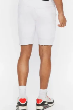 Distressed Denim Shorts