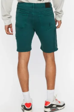 Distressed Denim Shorts