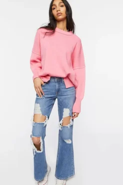 Distressed Flare Jeans
